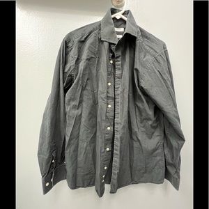 Isaac mizrahi slim fit button Down shirt size 16 neck